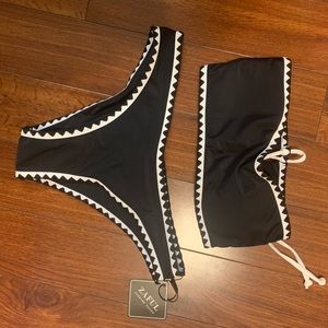 Black Bandeau Bikini